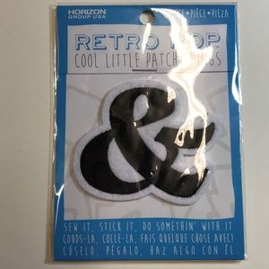 Ampersand Patch: Retro Pop- Sew or Stick
